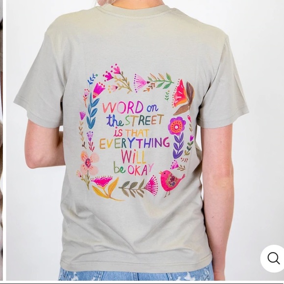 NATURAL LIFE Tops - New “word on the street” inspirational T-shirt